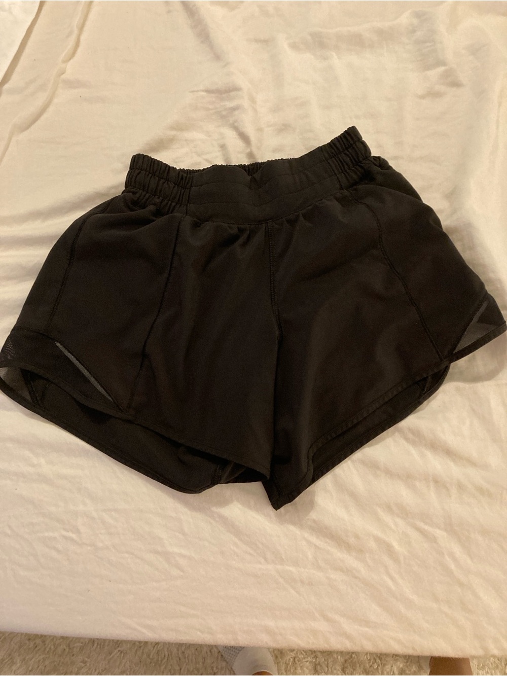 lululemon athletica Black Women's Split-Hem Athletic Shorts